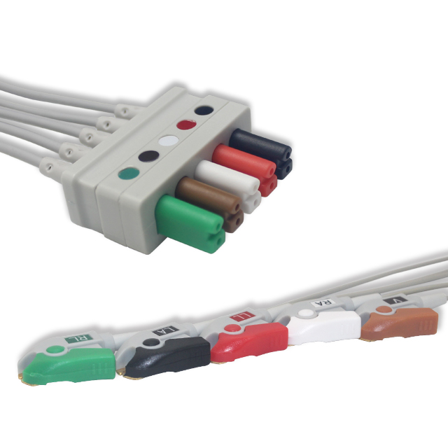 ECG Leadwire Set Compatible Drager-Siemens